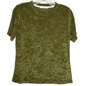 Mod Ref Terry Olive Green Funky Short Sleeve T-Shirt